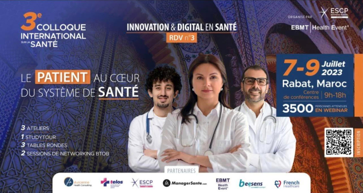 3ème édition du colloque international innovation et Digital en #Santé