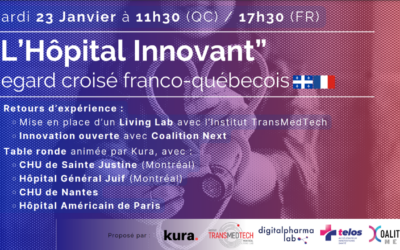📢🏥L’écosystème santé Telos est partenaire du prochain webinaire franco-québécois dédié à l’innovation en santé